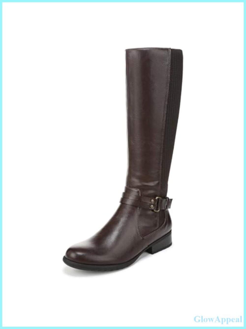 LifeStride X-Anita Knee-High Boots Synthetic Upper Almond Toe Riding Style